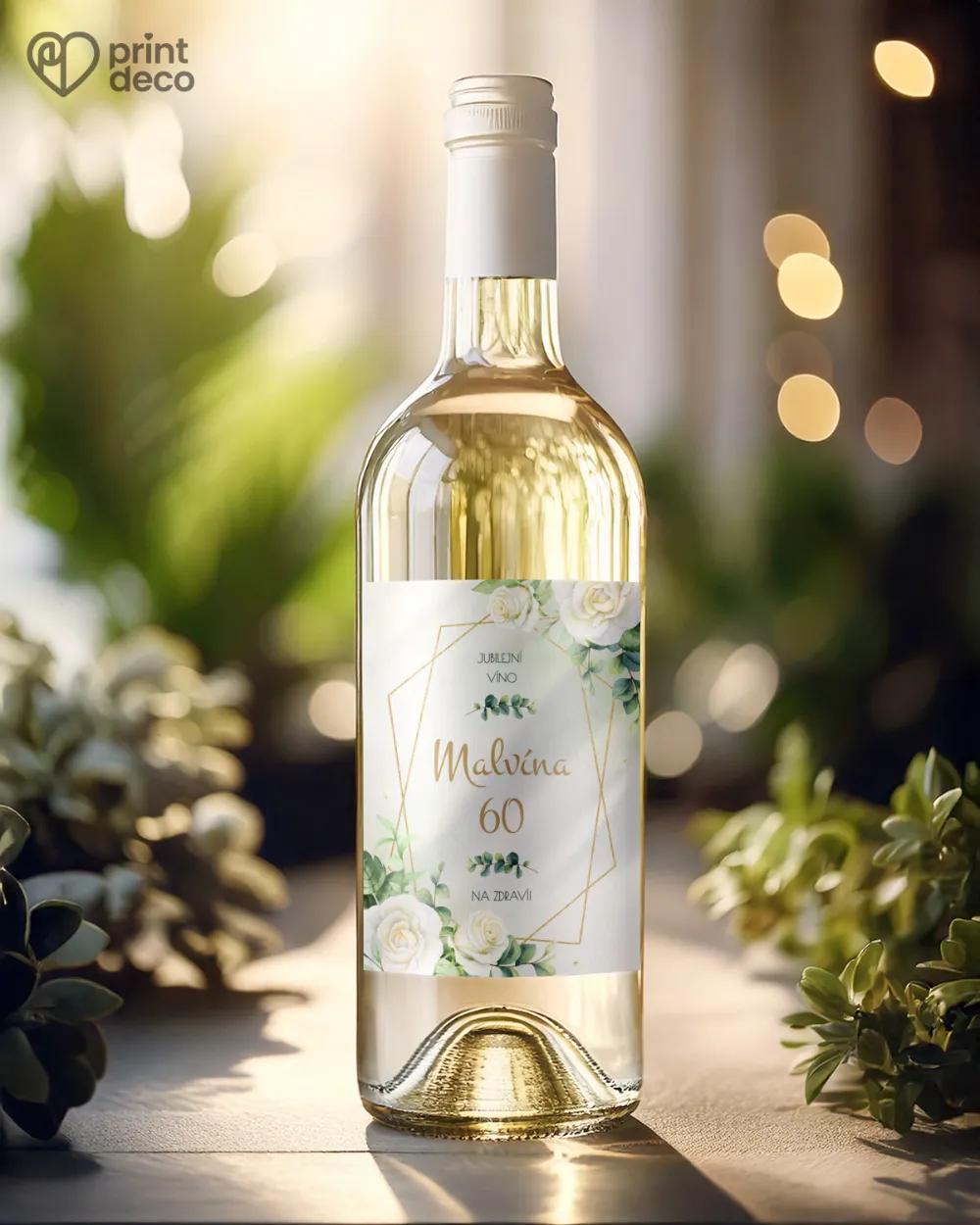 Etikety na láhve Růže V. 1/2