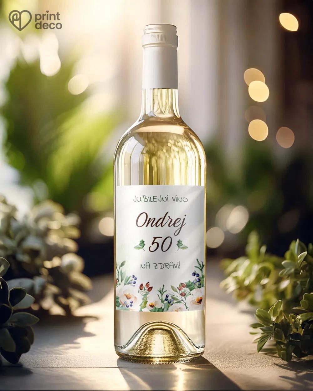 Etikety na láhve Lesní plody 1/2