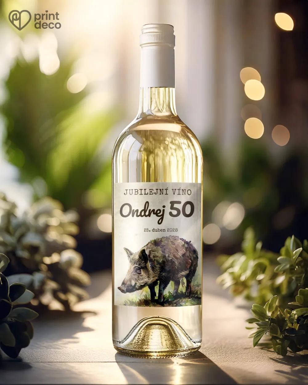 Etikety na láhve Divočák III. 1/2