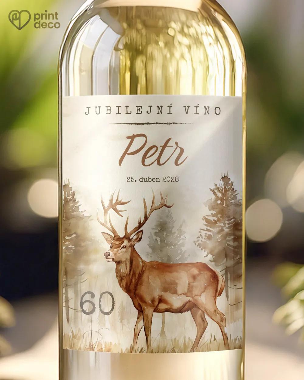 Etikety na láhve Jelen II.