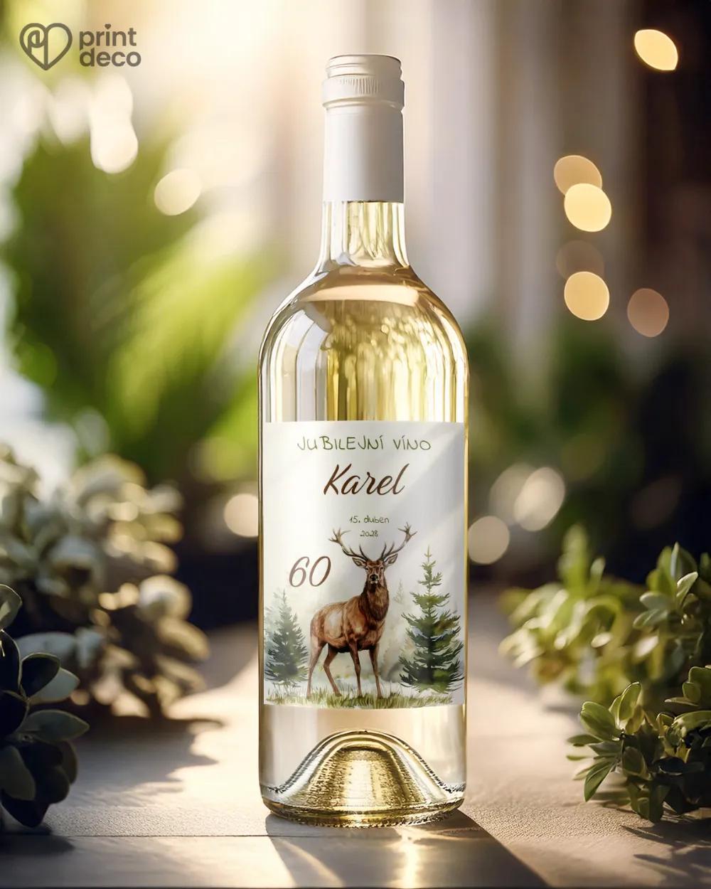 Etikety na láhve Jelen IV. 1/2