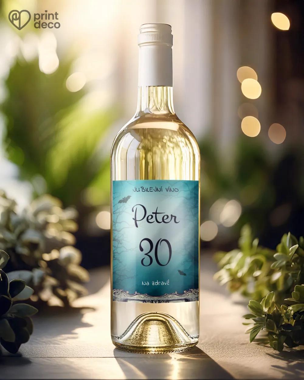 Etikety na láhve The Addams Family 1/2