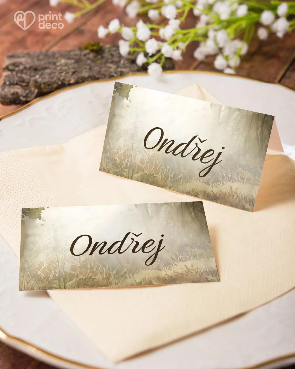 Jmenovky na oslavu Lovecký pes I. 4/6