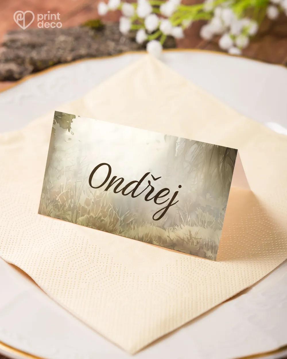 Jmenovky na oslavu Lovecký pes I. 3/6