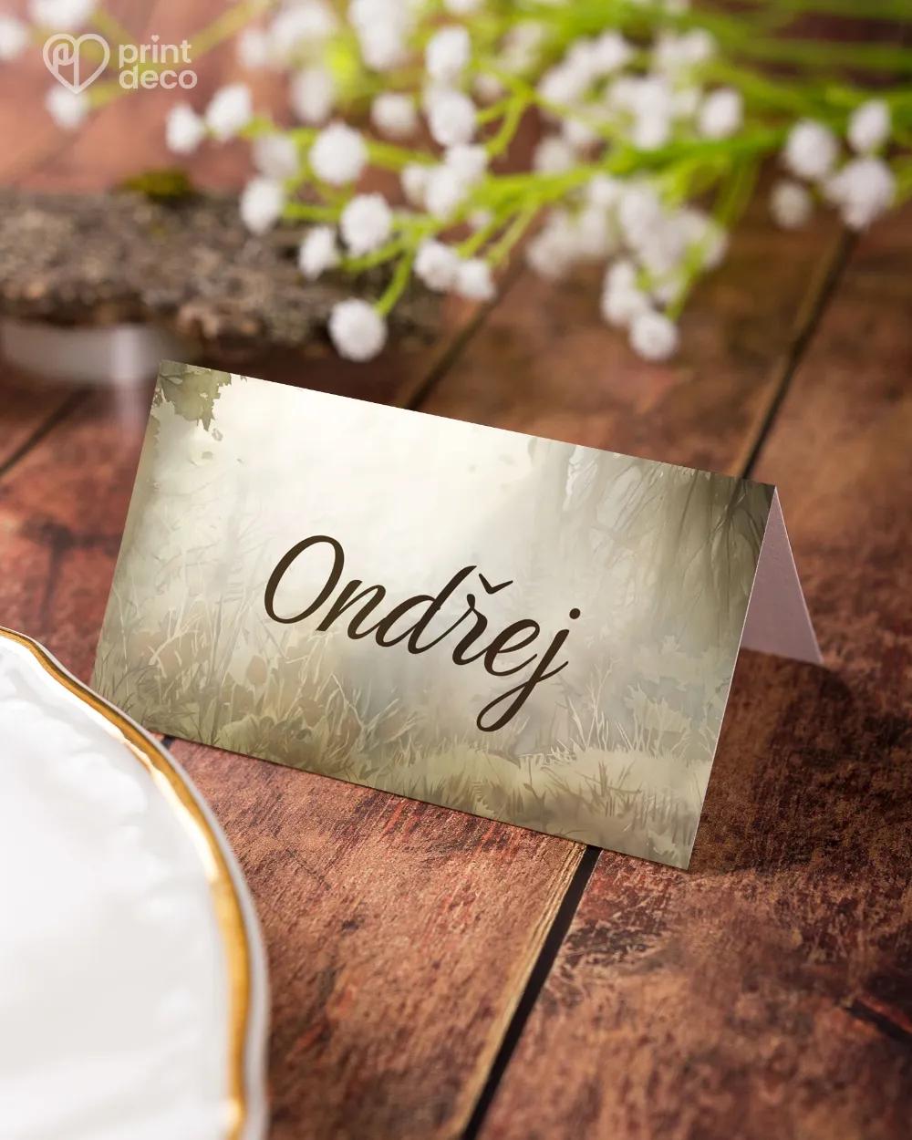 Jmenovky na oslavu Lovecký pes I. 2/6