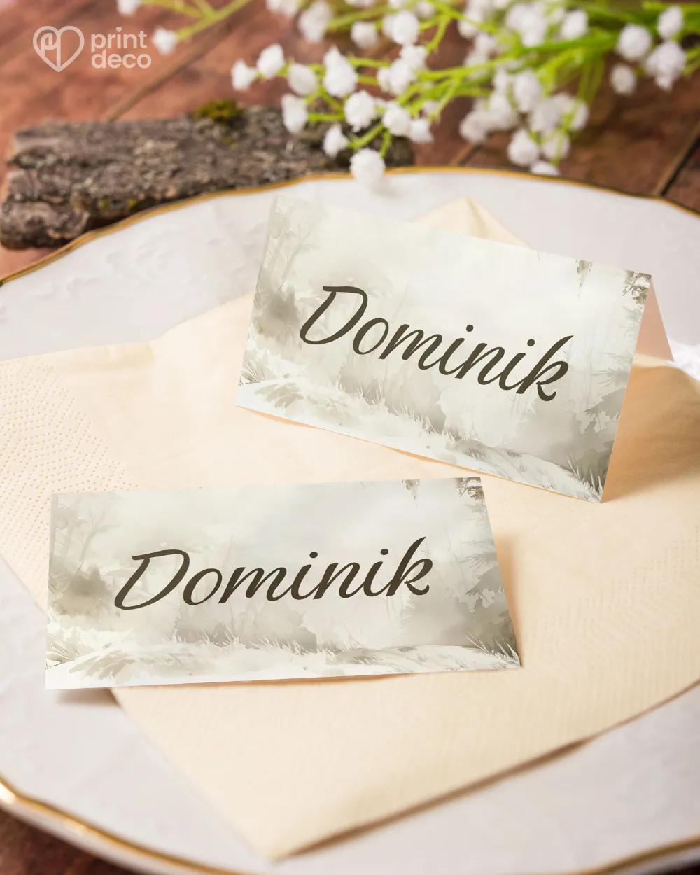 Jmenovky na oslavu Lovecký pes II. 4/6