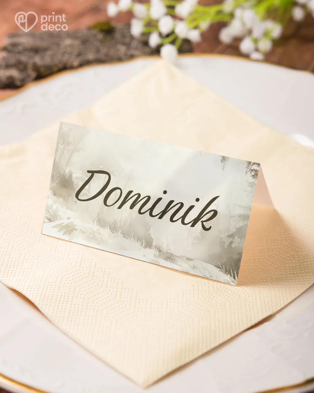 Jmenovky na oslavu Lovecký pes II. 3/6