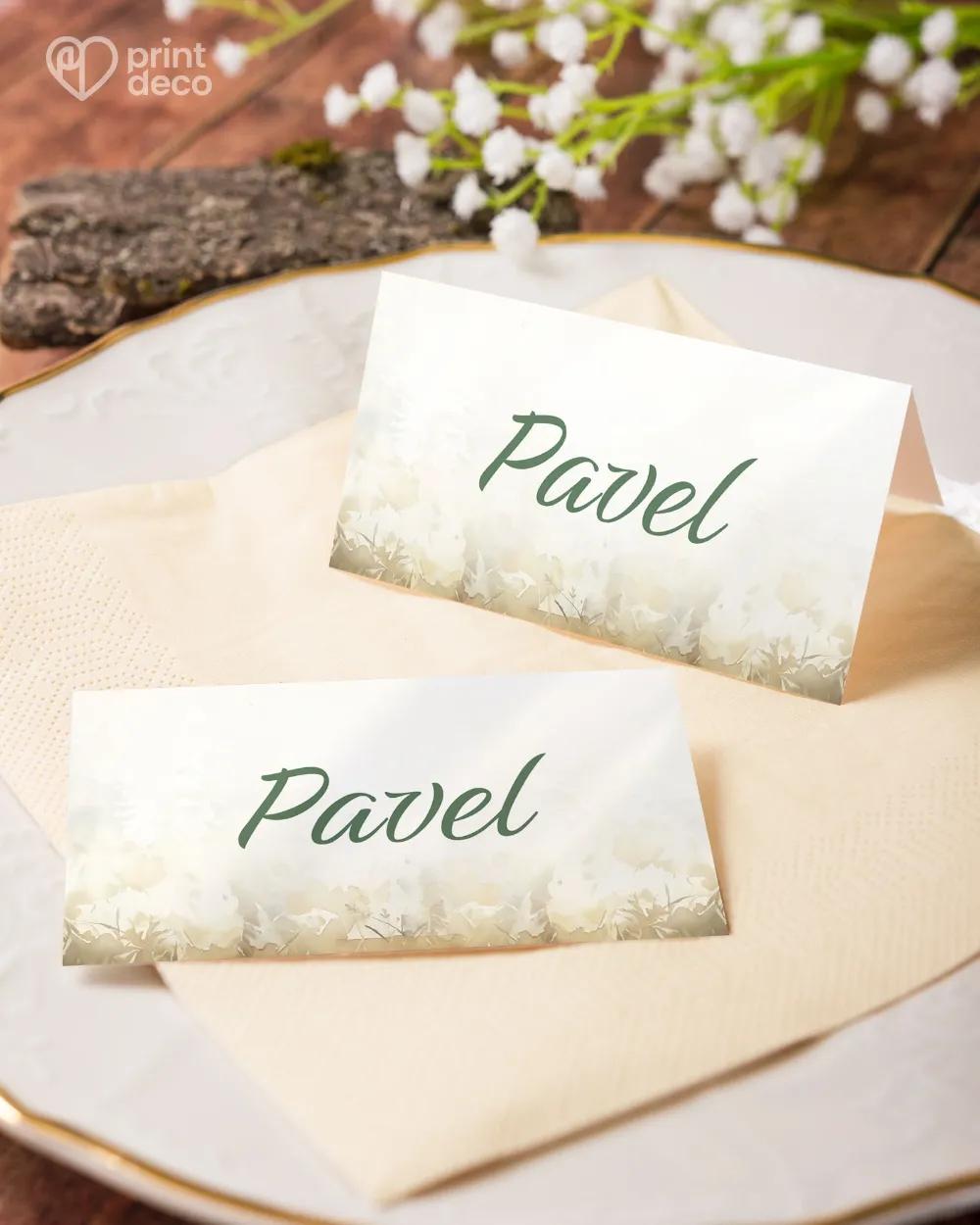 Jmenovky na oslavu Lovecký pes III. 4/6