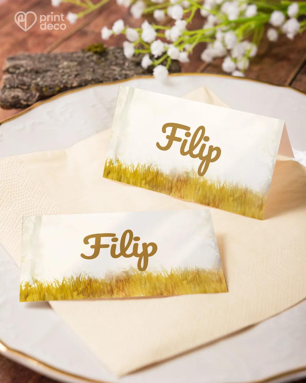 Jmenovky na oslavu Lovecký pes IV. 4/6