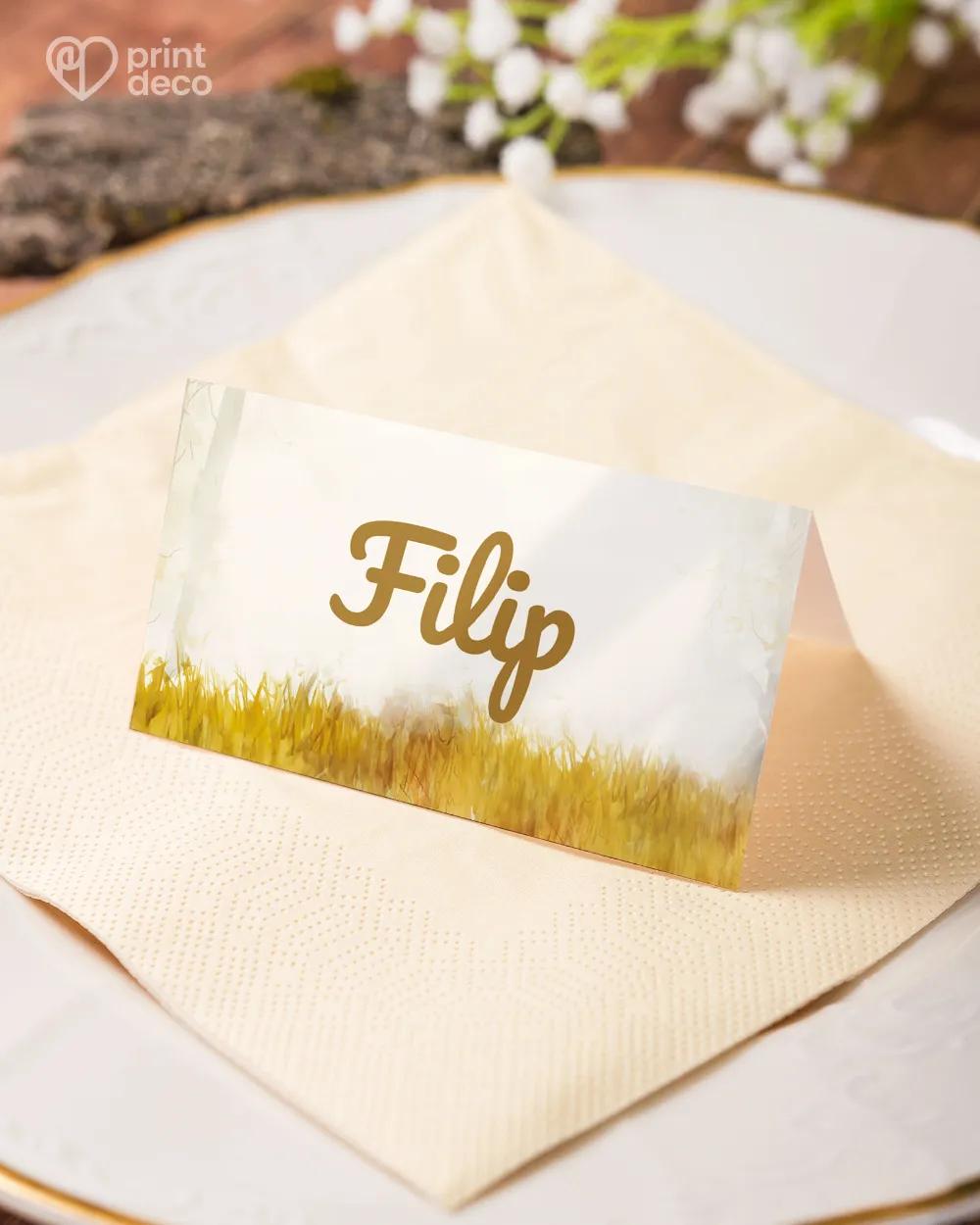 Jmenovky na oslavu Lovecký pes IV. 3/6