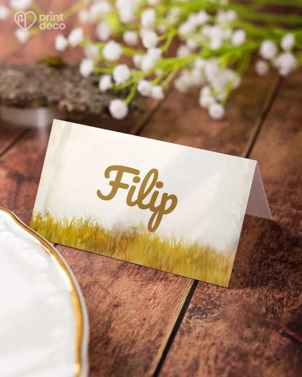 Jmenovky na oslavu Lovecký pes IV. 2/6