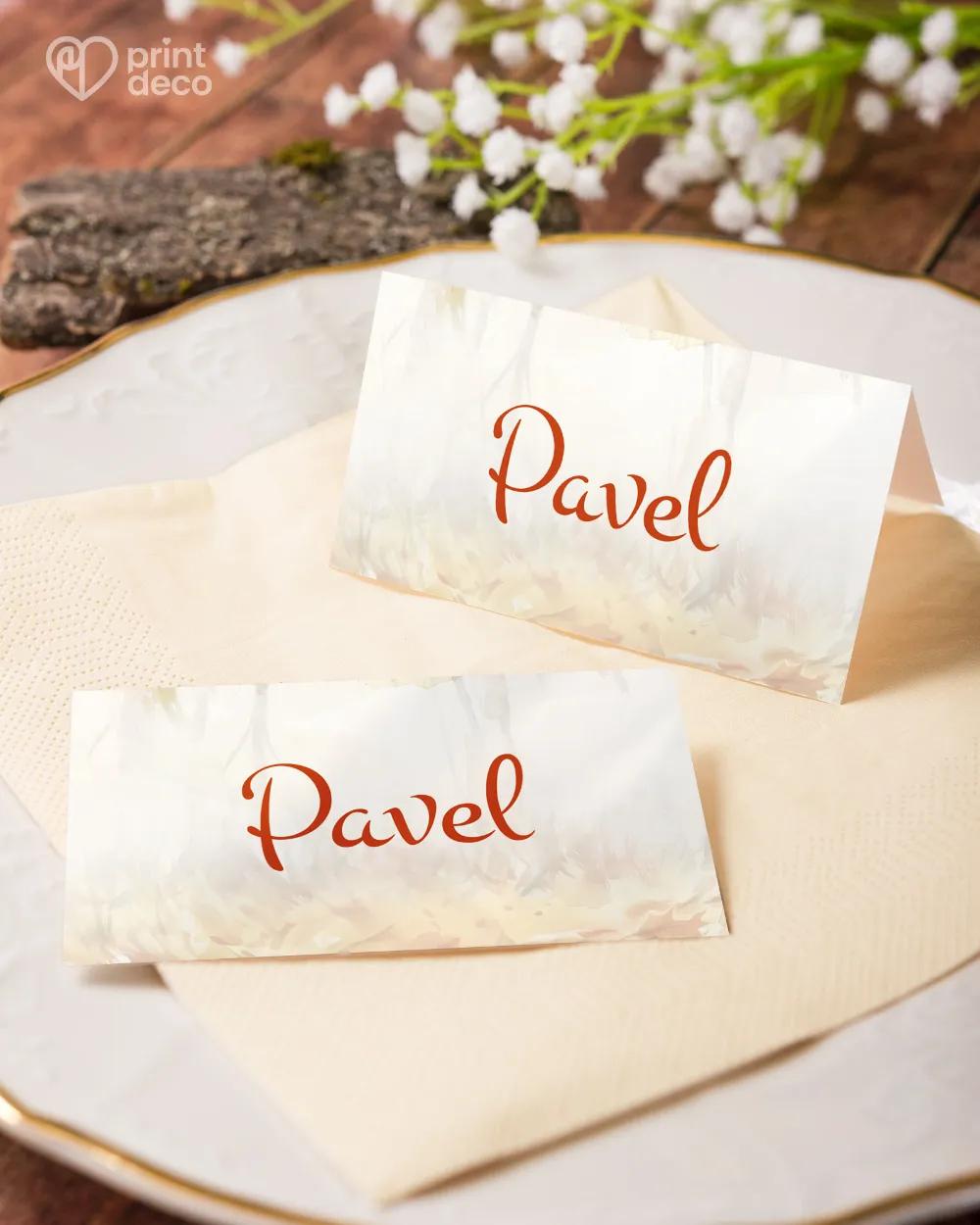 Jmenovky na oslavu Lovecký pes VI. 4/6