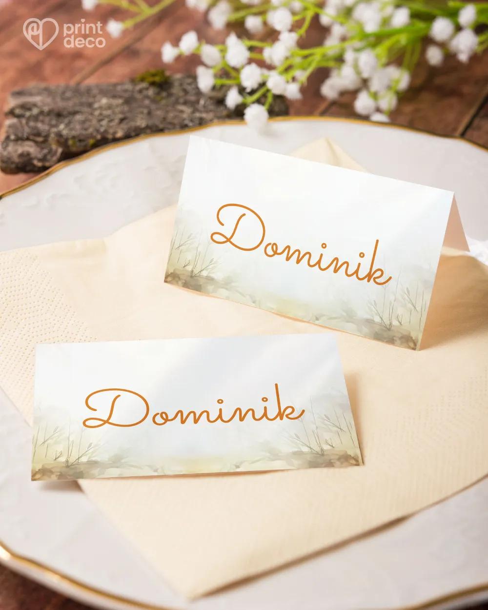 Jmenovky na oslavu Liška II. 4/6