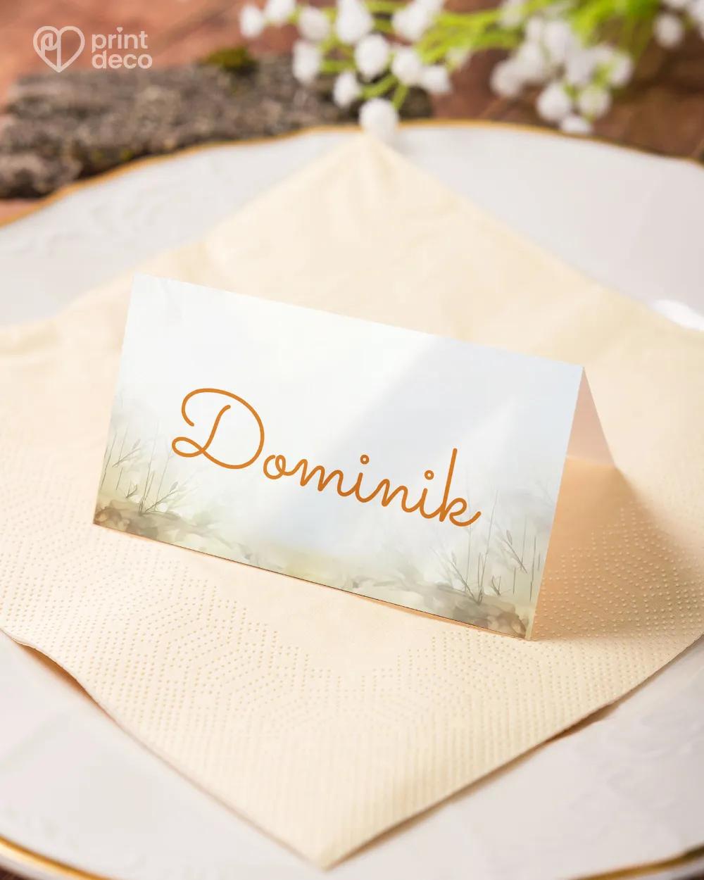 Jmenovky na oslavu Liška II. 3/6