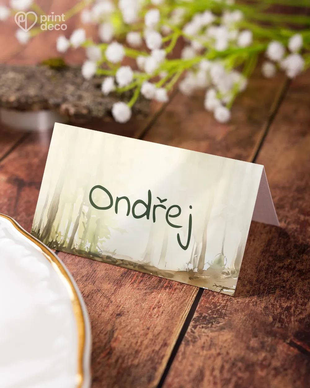 Jmenovky na oslavu Divočák II. 2/6