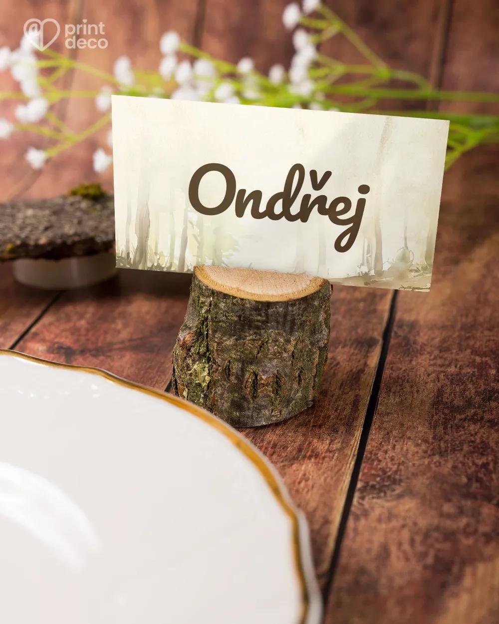 Jmenovky na oslavu Divočák III. 1/6