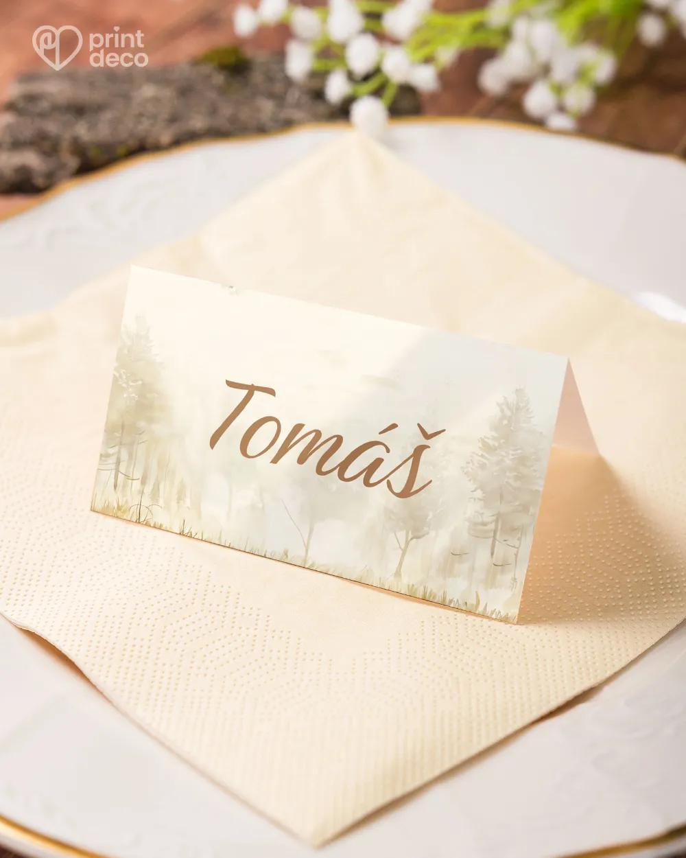 Jmenovky na oslavu Jelen II. 3/6