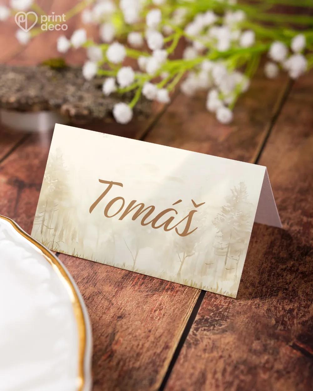 Jmenovky na oslavu Jelen II. 2/6