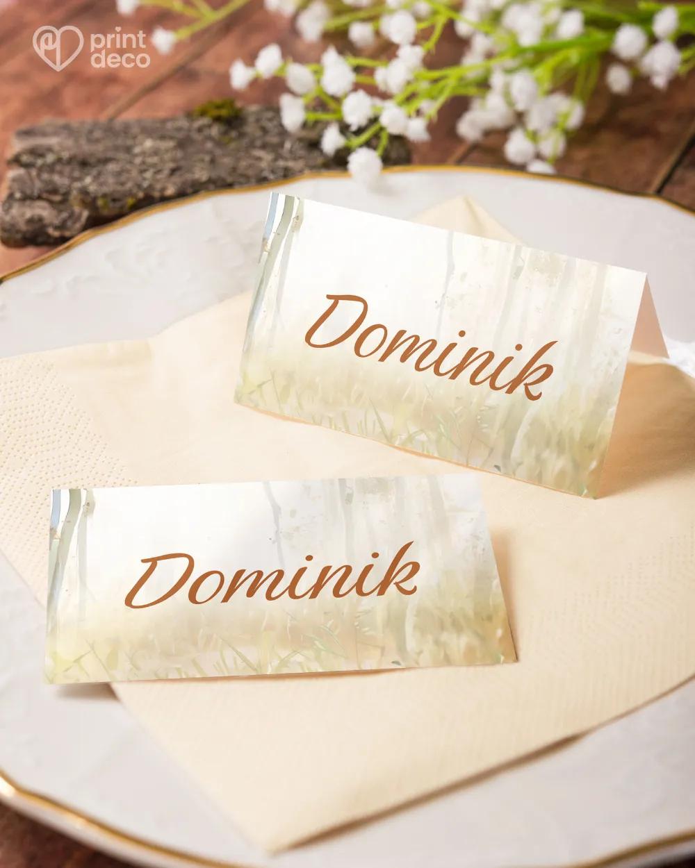 Jmenovky na oslavu Srna I. 4/6