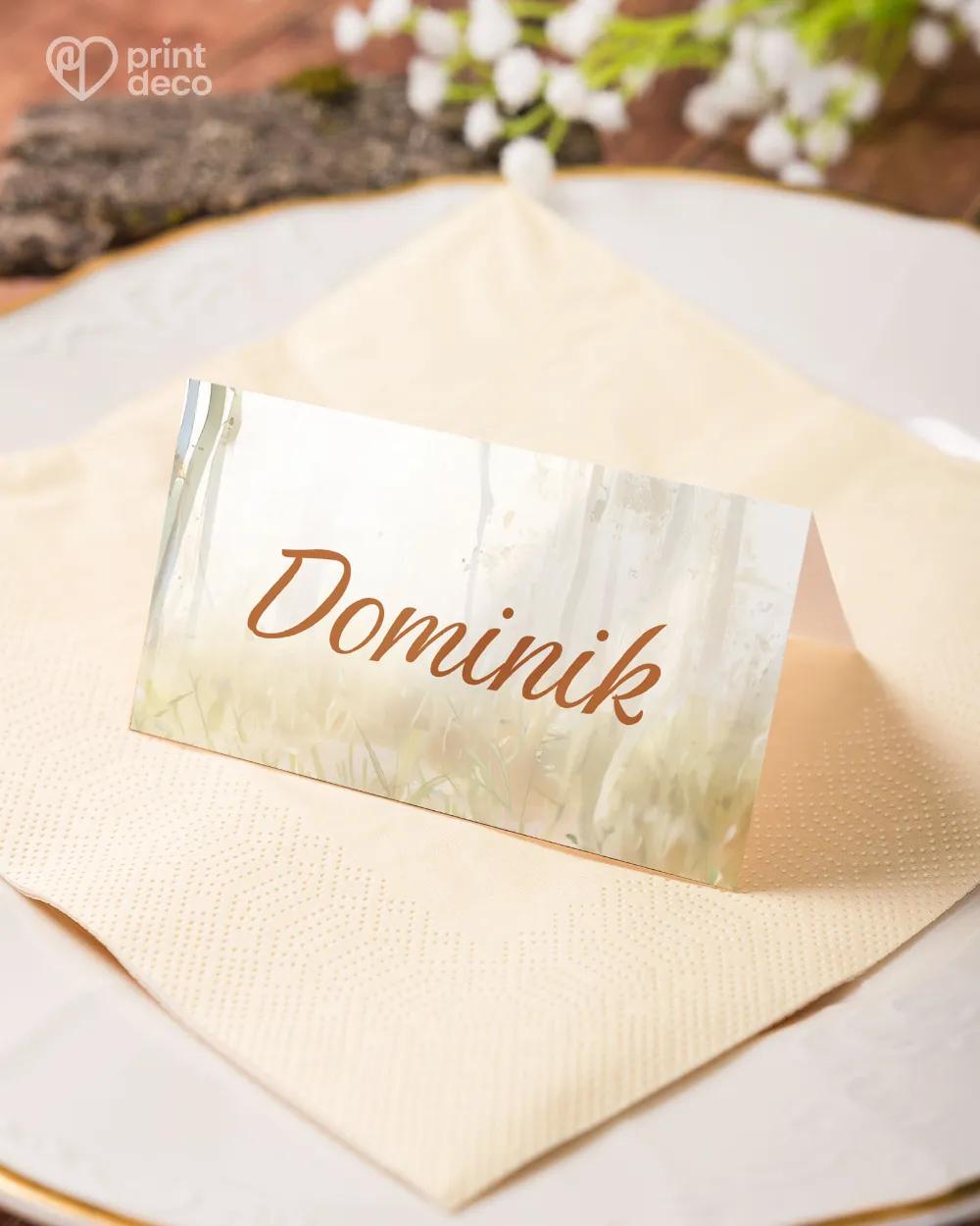 Jmenovky na oslavu Srna I. 3/6