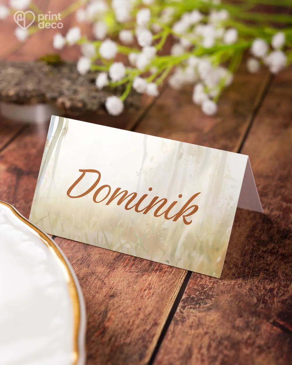 Jmenovky na oslavu Srna I. 2/6