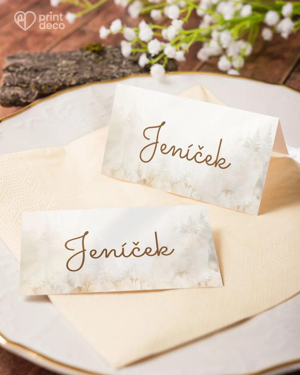 Jmenovky na oslavu Jelen III. 4/6