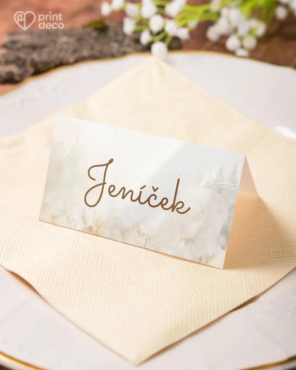 Jmenovky na oslavu Jelen III. 3/6