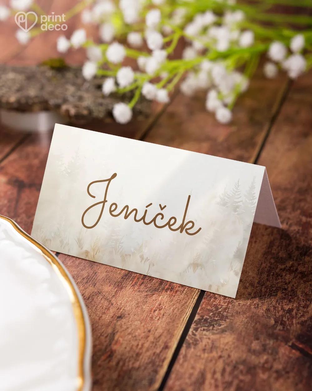 Jmenovky na oslavu Jelen III. 2/6