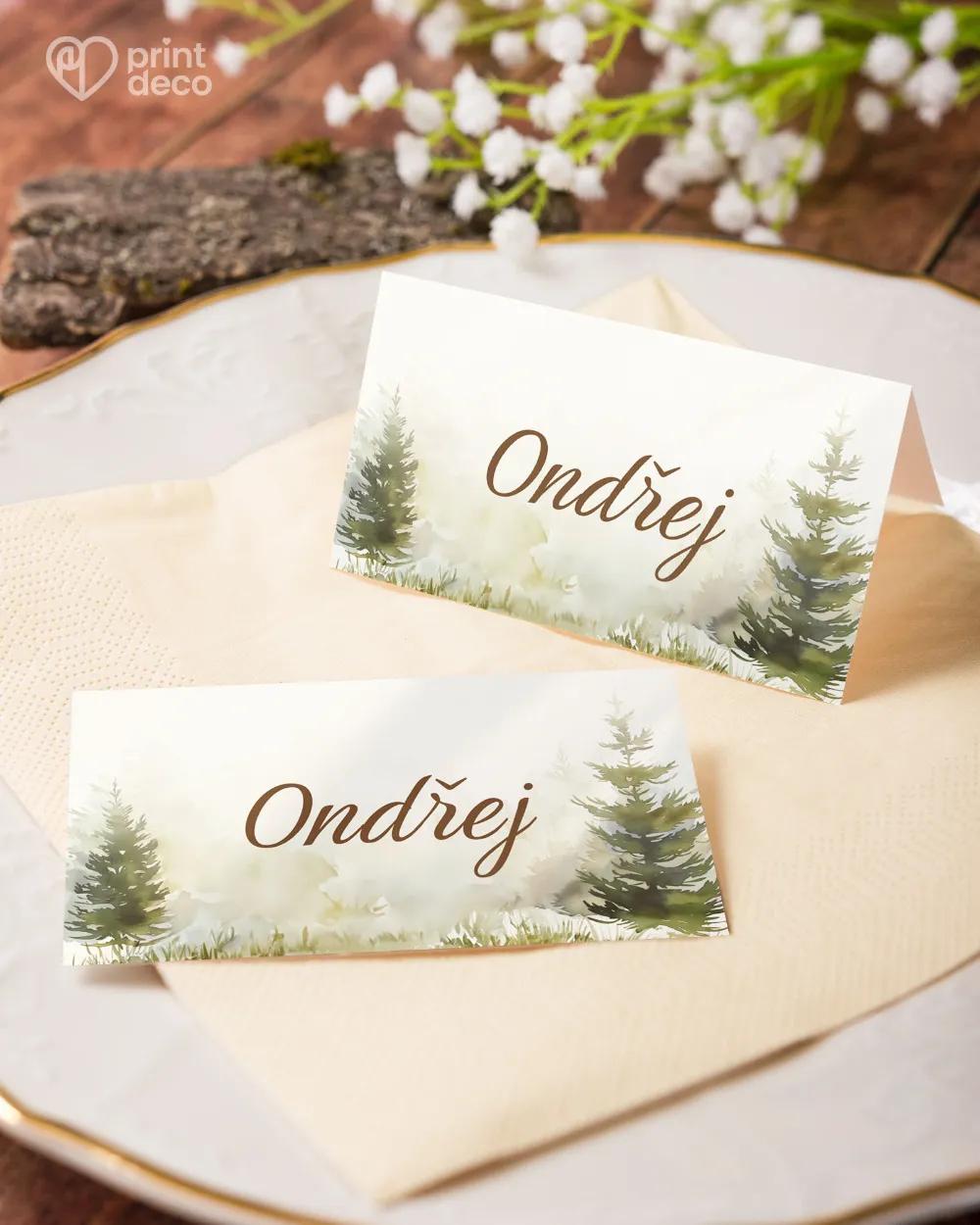 Jmenovky na oslavu Jelen IV. 4/6