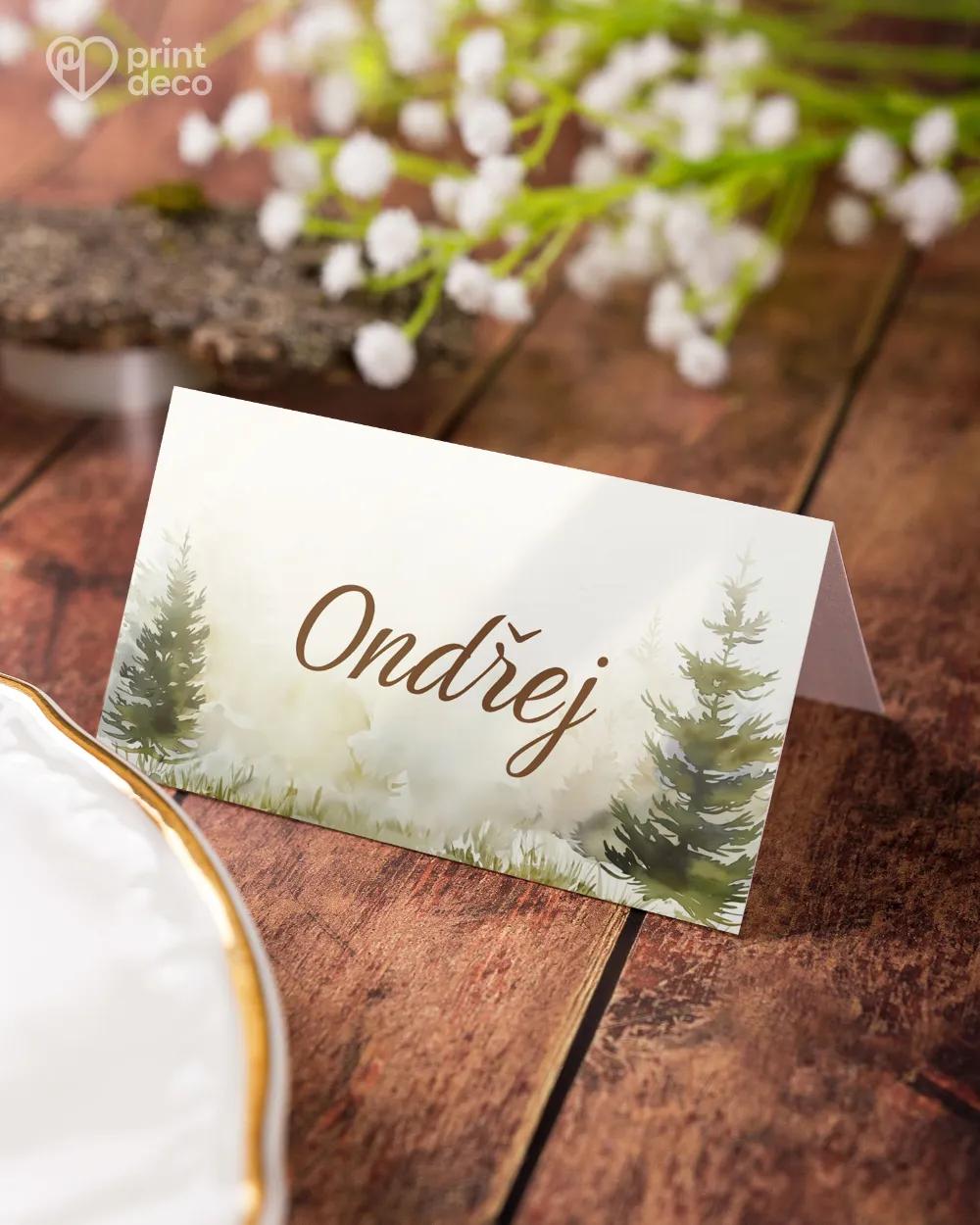 Jmenovky na oslavu Jelen IV. 2/6