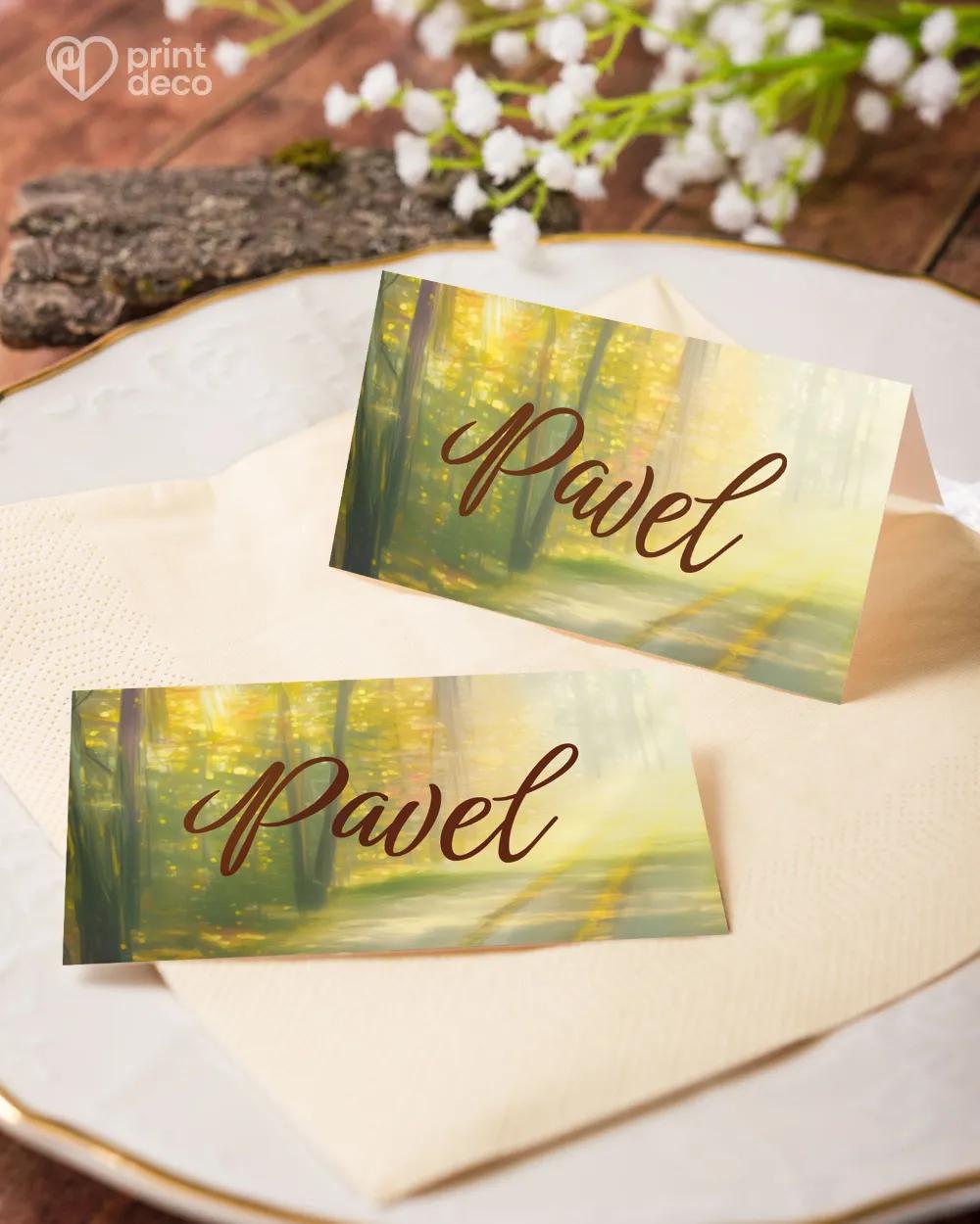 Jmenovky na oslavu Jelen VIII. 4/6