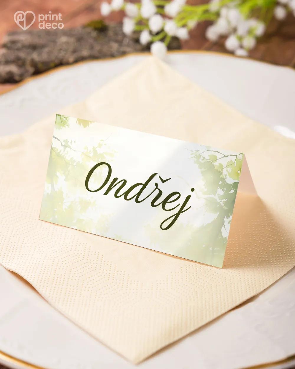 Jmenovky na oslavu Rybář II. 3/6