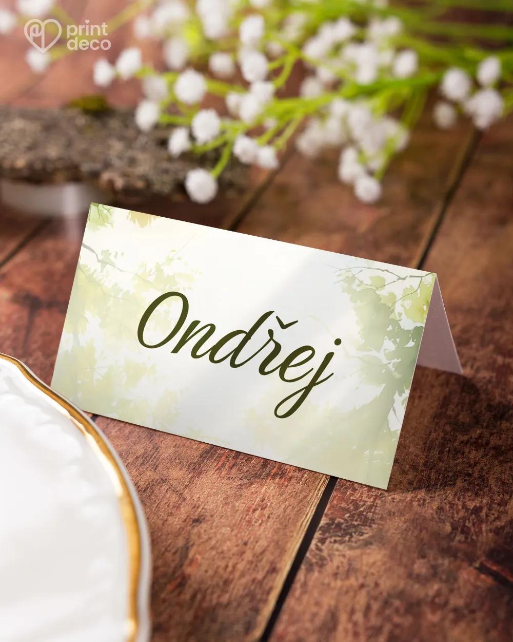 Jmenovky na oslavu Rybář II. 2/6