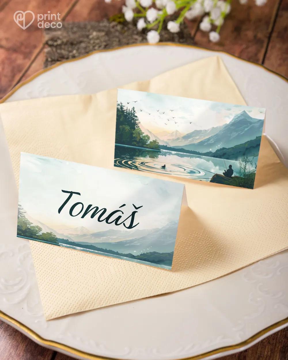 Jmenovky na oslavu Rybář III.