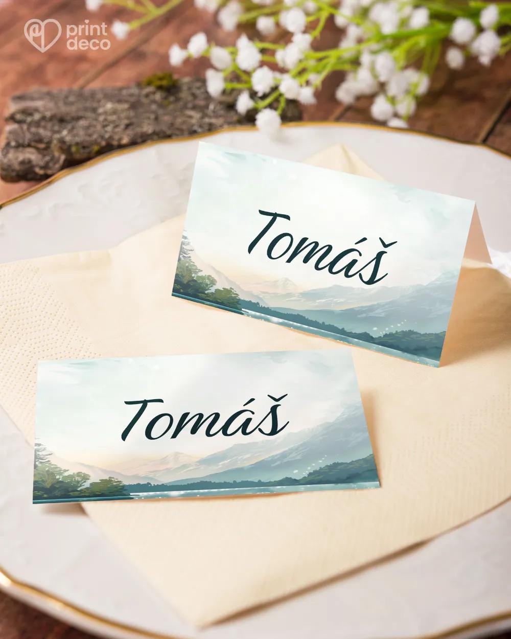 Jmenovky na oslavu Rybář III. 4/6