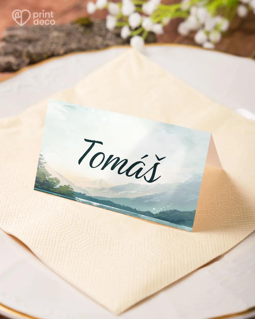 Jmenovky na oslavu Rybář III. 3/6