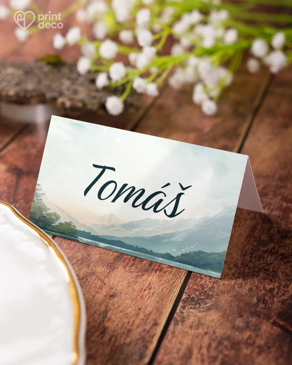 Jmenovky na oslavu Rybář III. 2/6