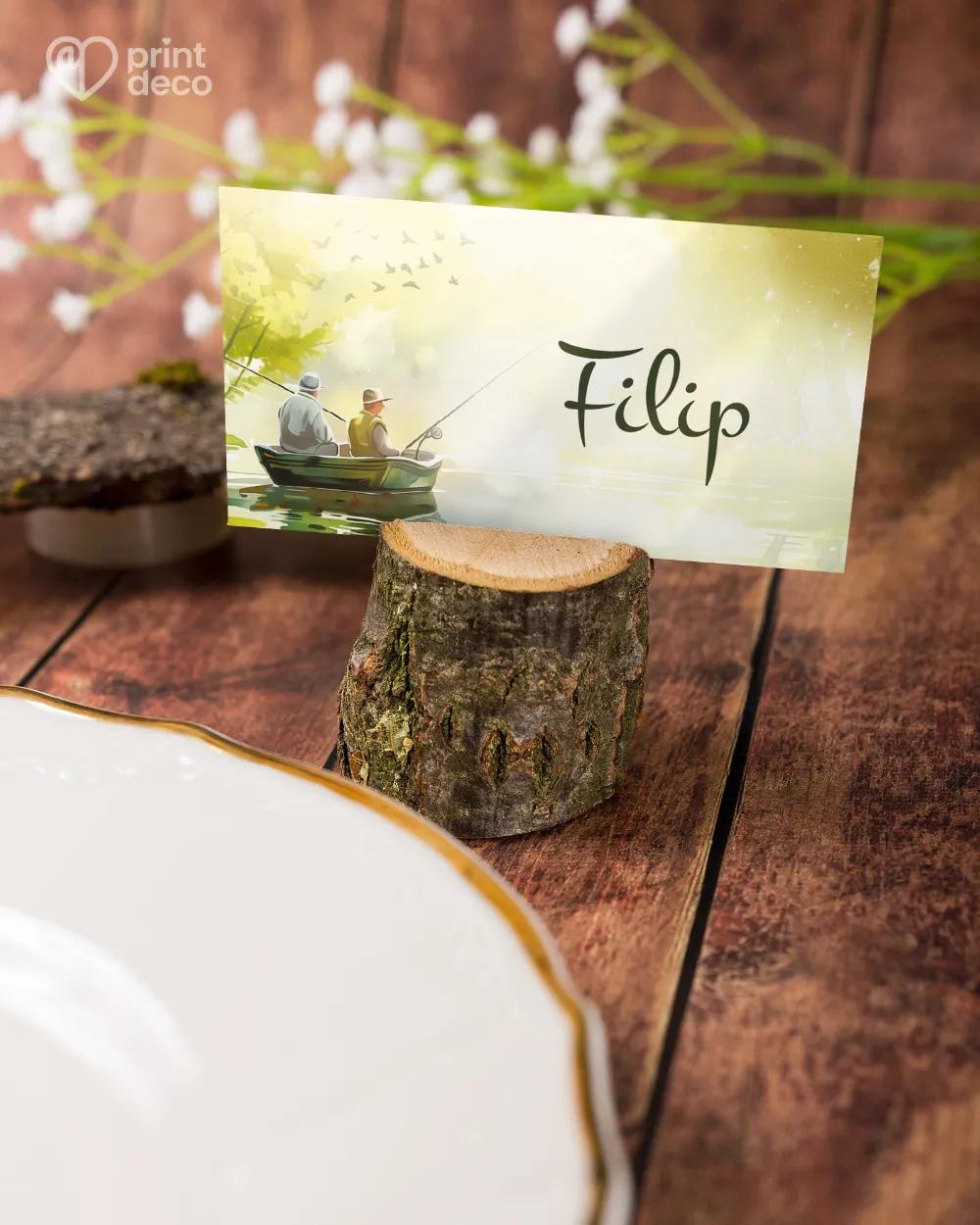 Jmenovky na oslavu Rybář IV. 1/6