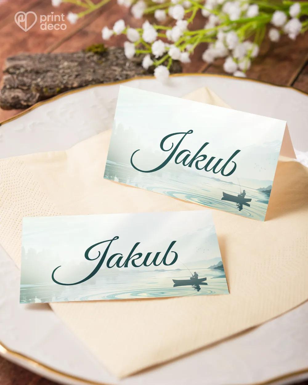 Jmenovky na oslavu Rybář V. 4/6