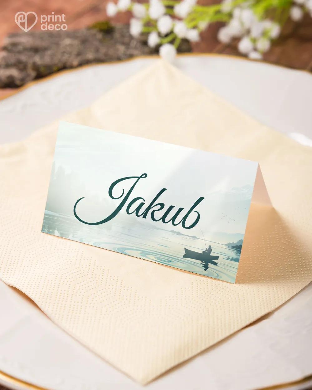 Jmenovky na oslavu Rybář V. 3/6