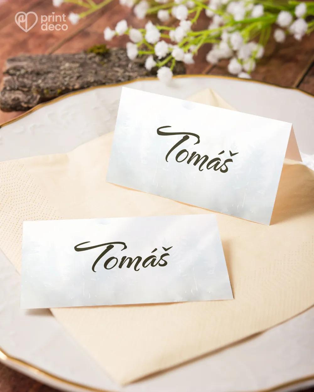 Jmenovky na oslavu Orel III. 4/6