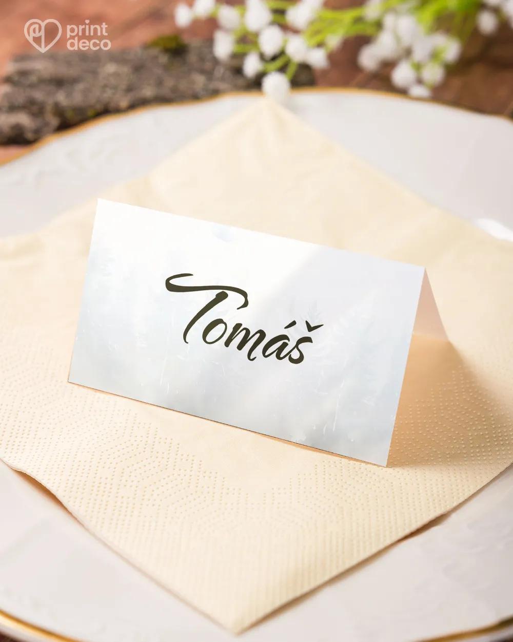 Jmenovky na oslavu Orel III. 3/6