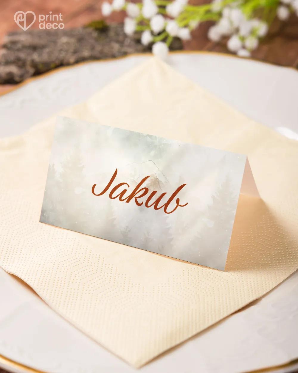 Jmenovky na oslavu Orel IV. 3/6