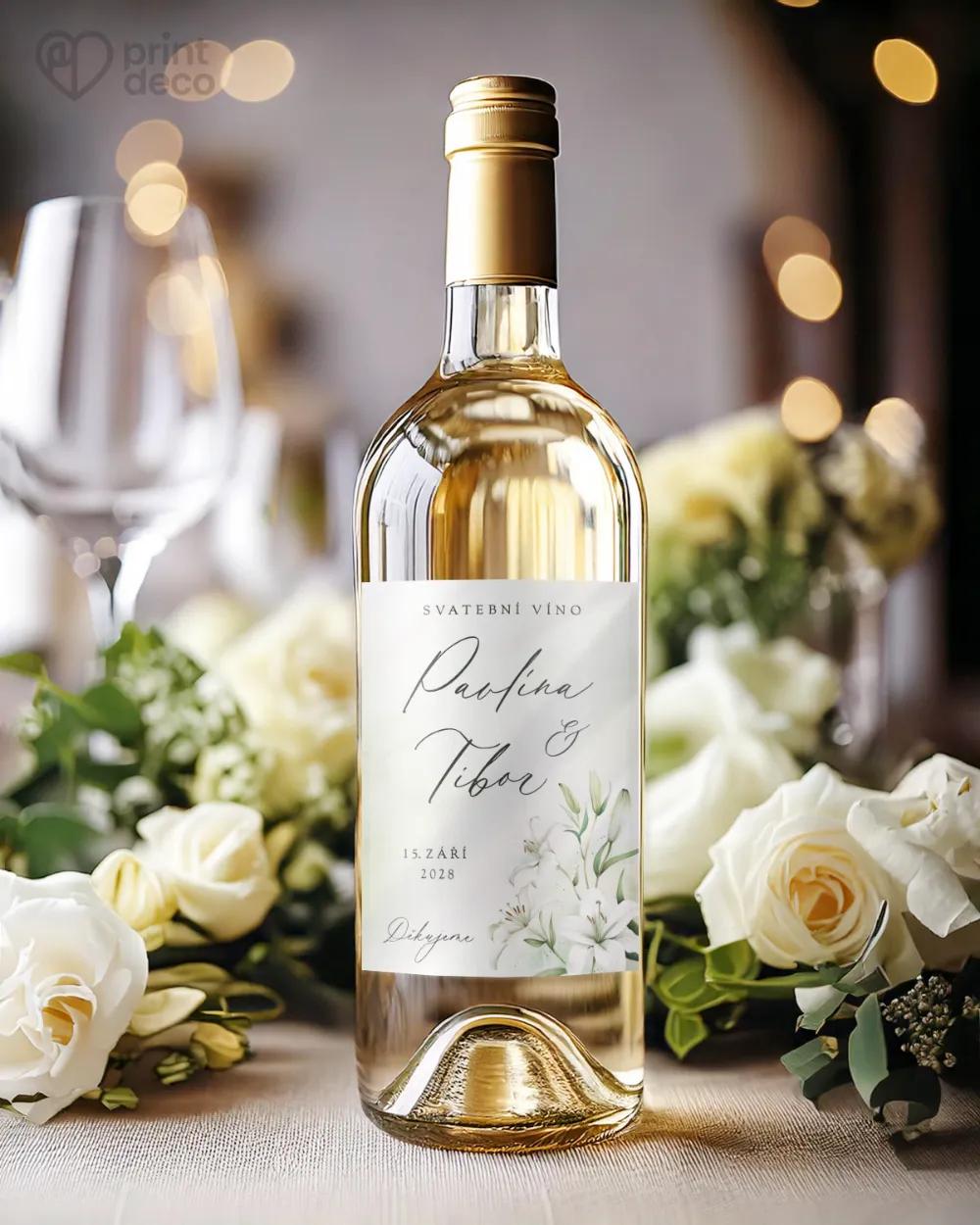 Svatební etikety Liliový slib II. 1/2