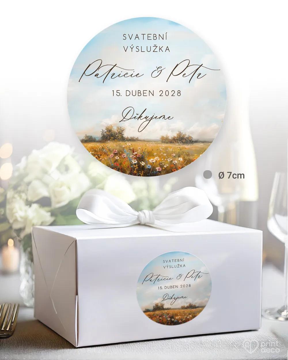 Svatební samolepky na výslužky kapitola lásky II. 1/3