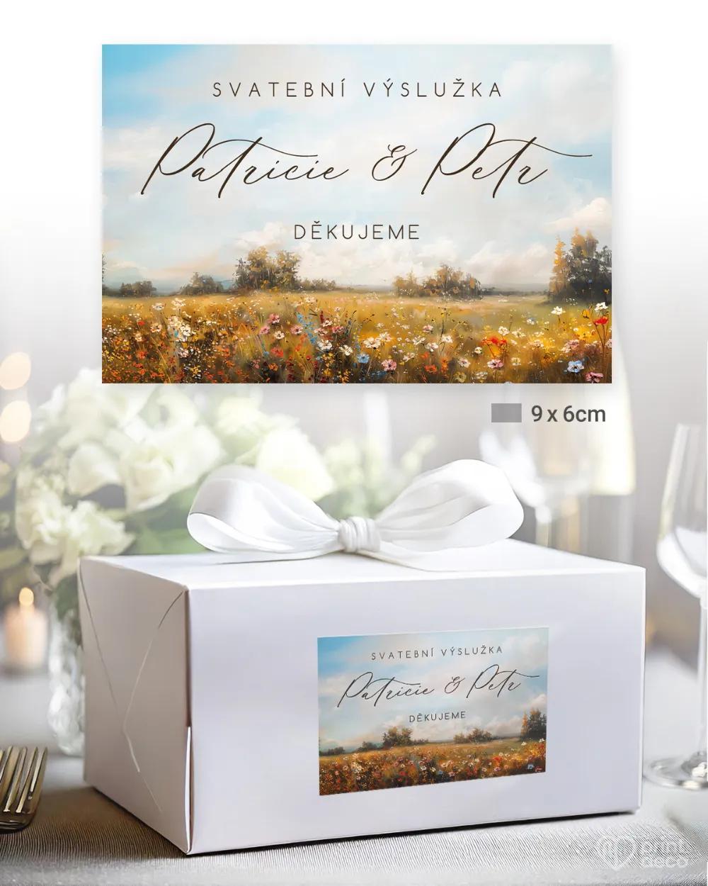 Svatební samolepky na výslužky kapitola lásky II. 2/3