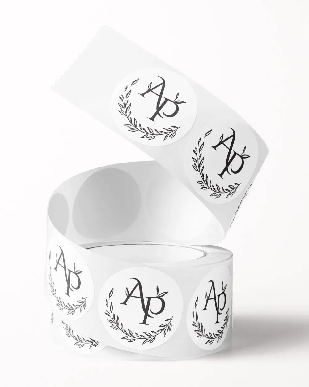 Svatební mini nálepky na obálky a dárky Jednoduchá láska II. 2/3