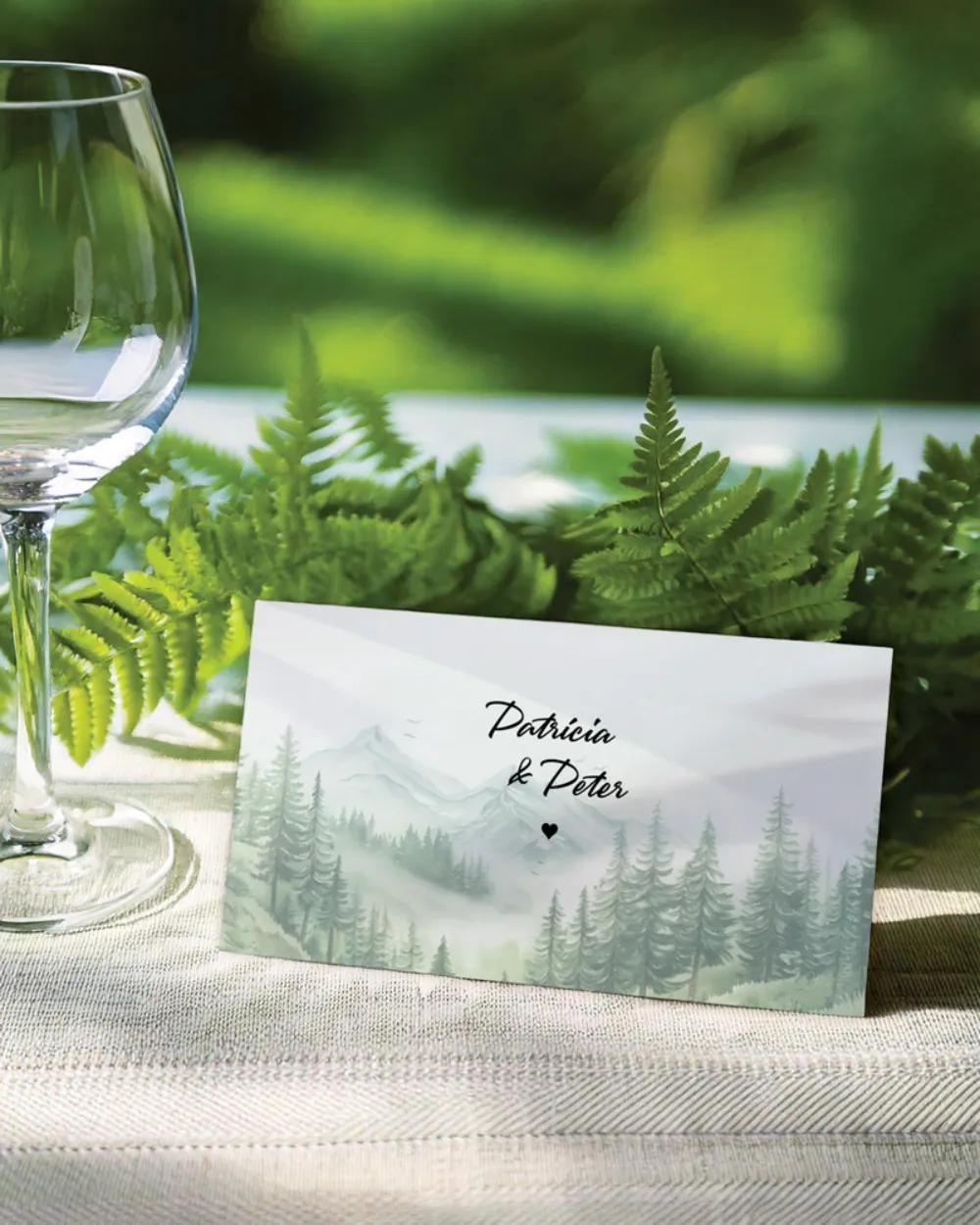 Svatební jmenovky – Láska z hor I. 1/2