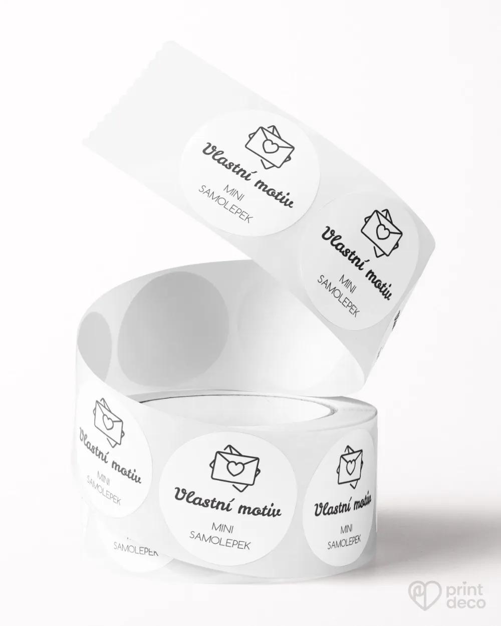 Mini samolepky na obálky / dárky – Vlastní motiv 2/3