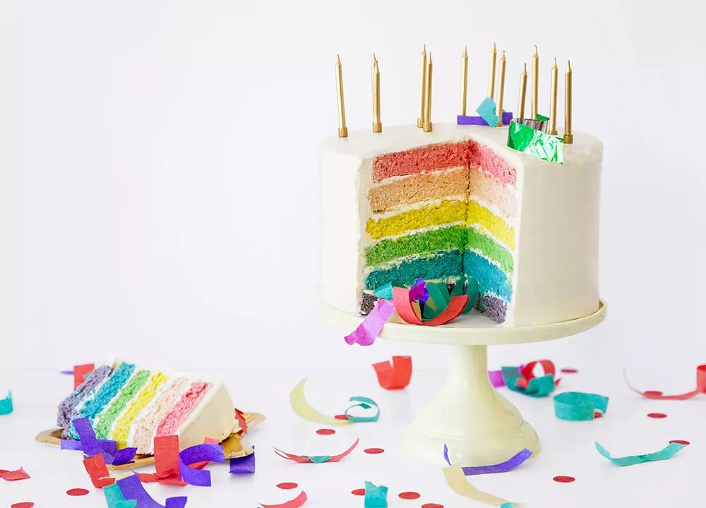 Narozeninové svíčky,metalické zlaté, výška 6cm, 6ks 2/5